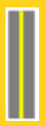 Yellow lines sign